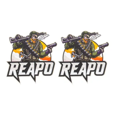 Aufkleber, 7,5cm 2ER Pack - Reapo