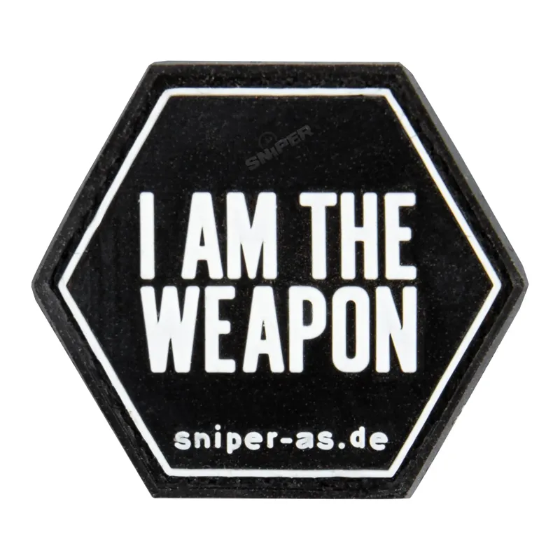 Sniper I Am the Weapon 3D Rubber Patch