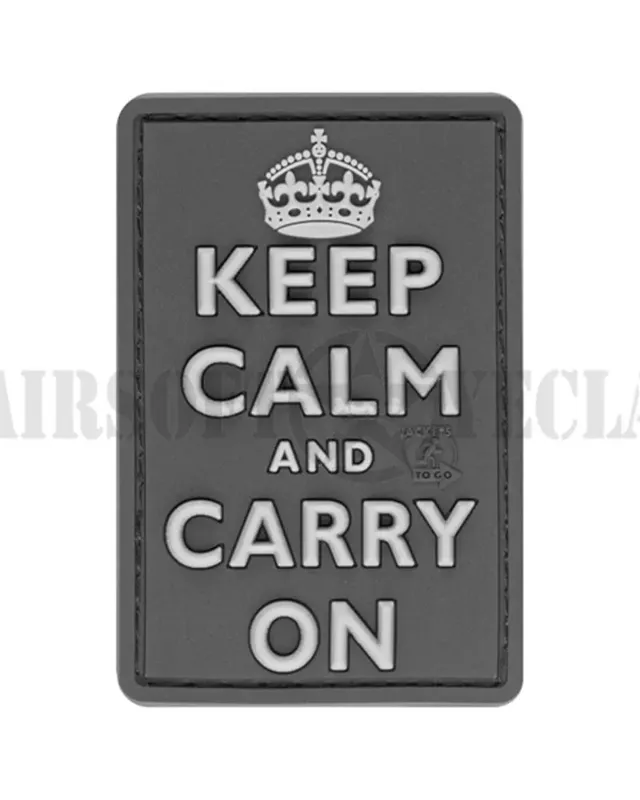 Parche de Goma Keep Calm