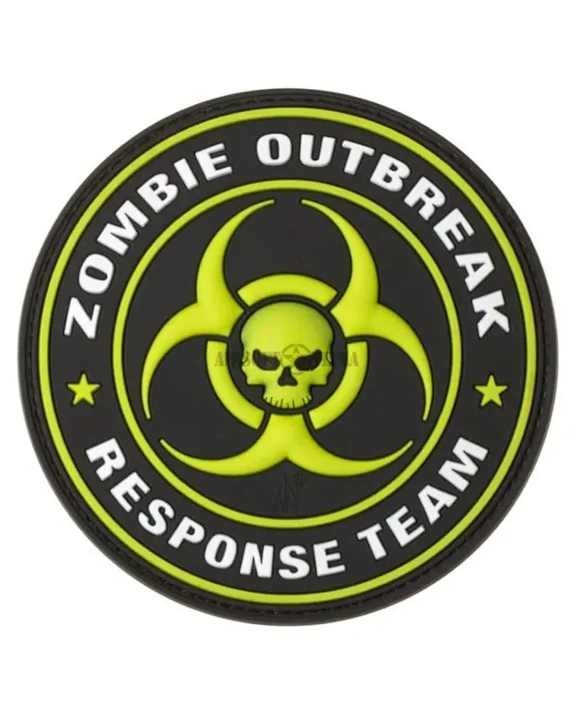 Parche de Goma Zombie Outbreak · Verde / OD