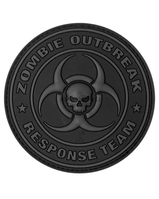 Parche de Goma Zombie Outbreak · Negro