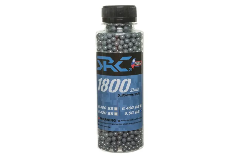 SRC (Taiwan) Bolas SRC 0,5g Frasco 1800 Uds · Gris