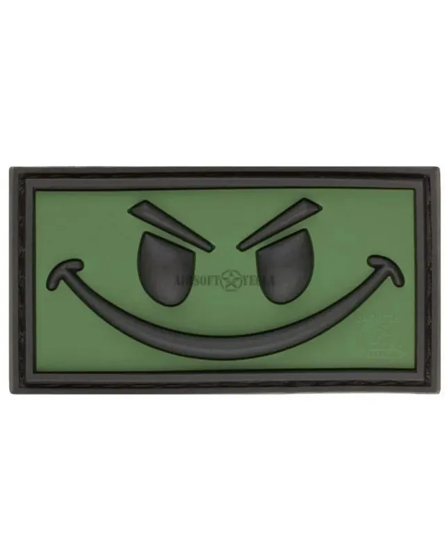 Parche de Goma Evil Smile · Verde / OD