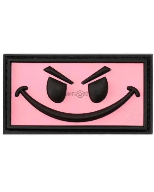 Parche de Goma Evil Smile · Rosa