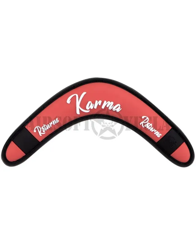 Parche de Goma Karma Returns · Rojo