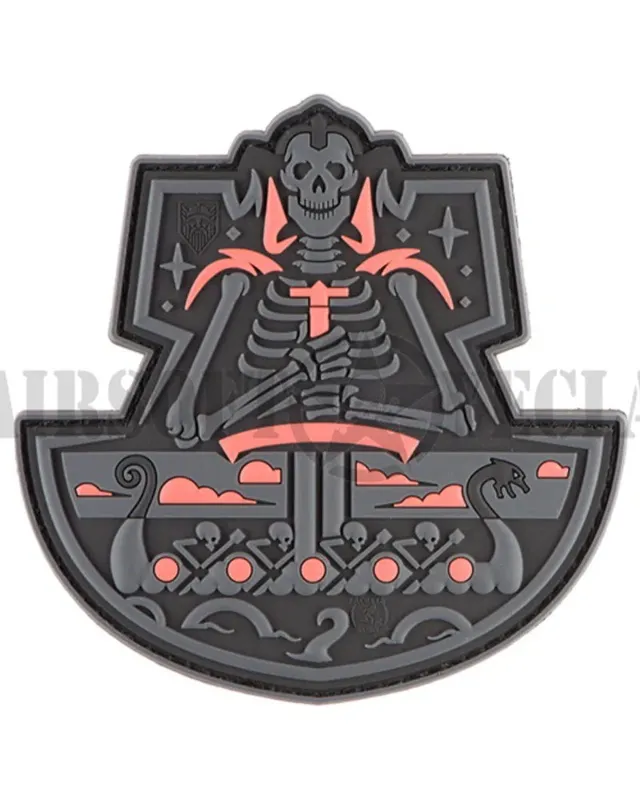 Parche de Goma Ship Skull BlackOps