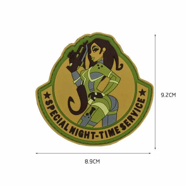 Delta Armory Ειδική Νύχτα - Υπηρεσίες Ώρας Καουτσούκ Patch Ελιά-Κογιότ