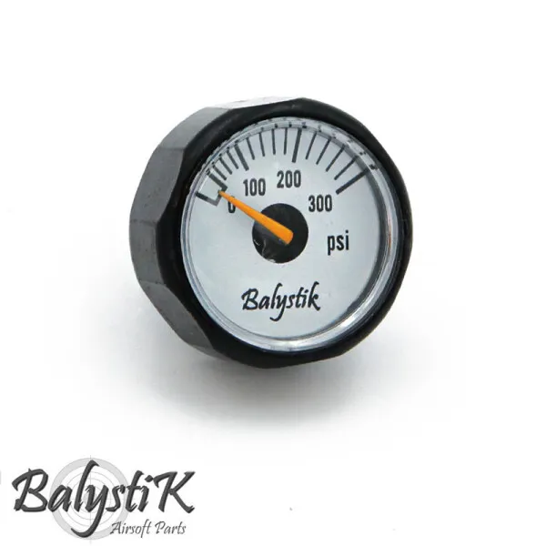 Balystik Μικρό Μανόμετρο 300 PSI Για Ρυθμιστή HPA · Negro
