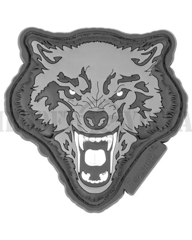 Parche de Goma Lobo · Gris