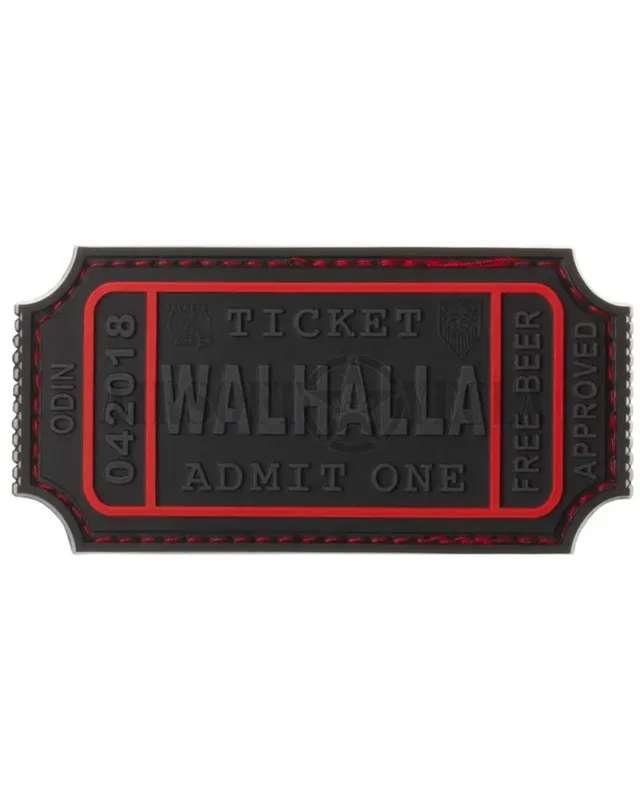Parche de Goma Walhalla Ticket BlackOps