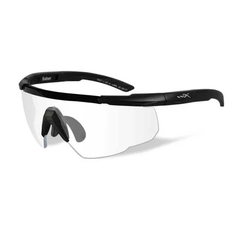 Wiley X Saber Advanced Clear ( Frame) 303 · Negro