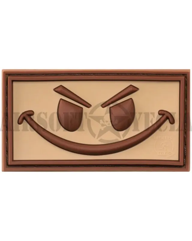 Parche de Goma Evil Smile · Tan / FDE