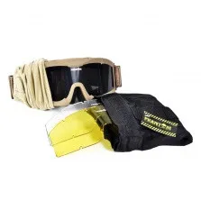 Tactical Goggle - with 3 Lenses - Phantom