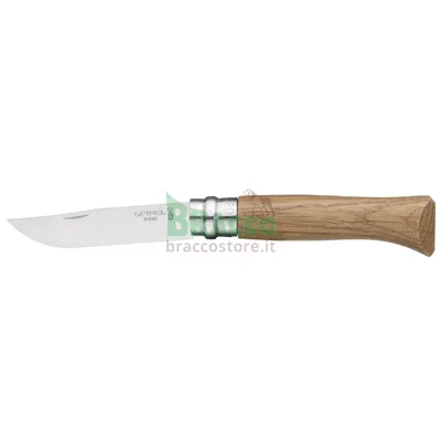 Coltello N°8 Inox Classico Lusso con Manico in Quercia - Opinel