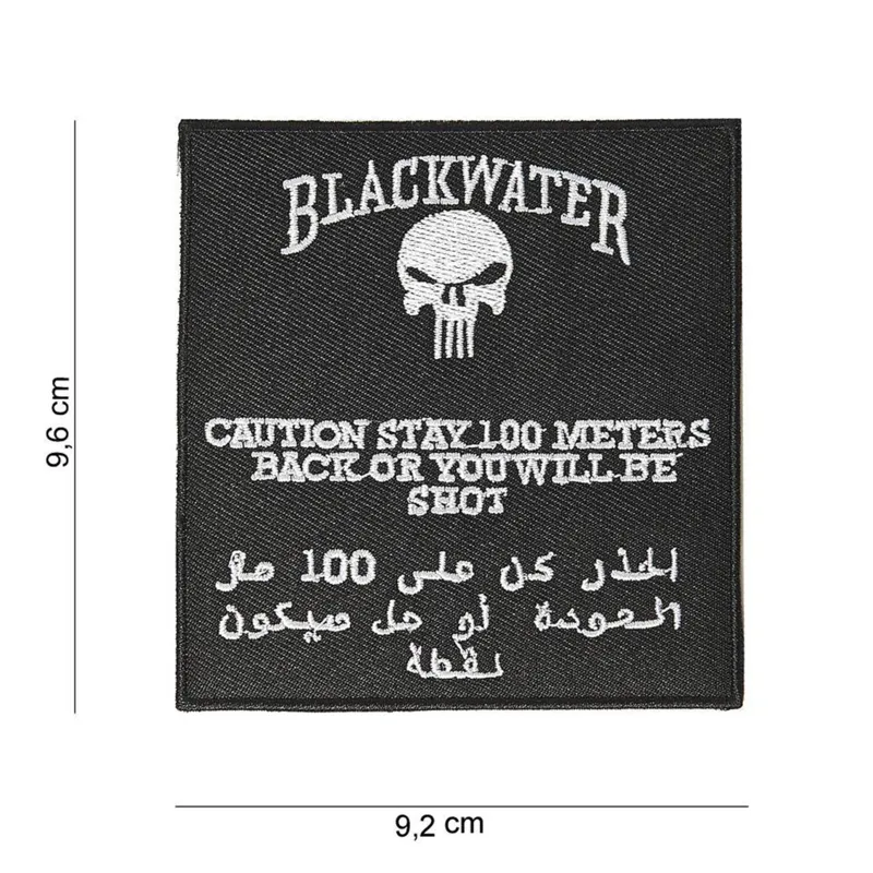 101Inc Blackwater Patch 100MTR Warning