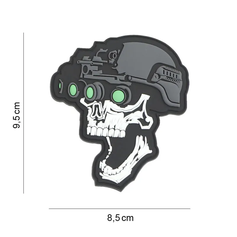 101Inc Night Vision Skull Patch