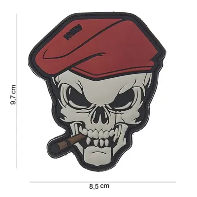 PVC Patch Cigar Skull - 101Inc