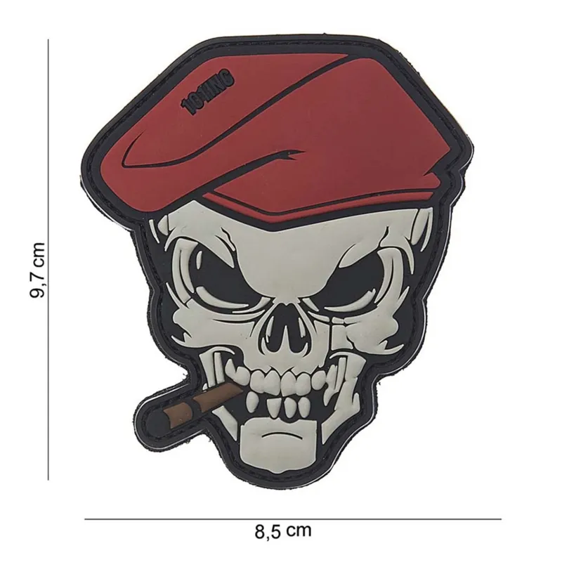 101Inc PVC Patch Cigar Skull