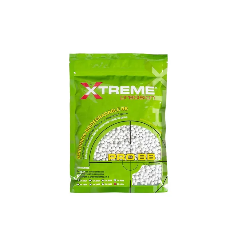Xtreme Precision 0.40g Bio BBs · Blanco