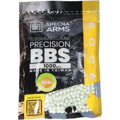 EDGE ULTRA BIO Tracer Precision BBs 0.30g 1000PCS - Specna Arms