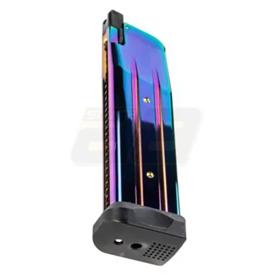 Hi-Capa 31 rds Competition Magnetic Magazine Performance Version - Rainbow - JDG