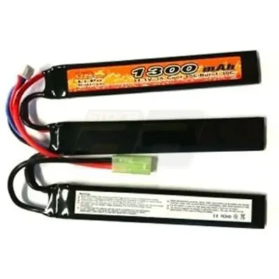 11.1V 1300mAh 15C Li-Po Battery Triple - Small Tamiya - VB Power