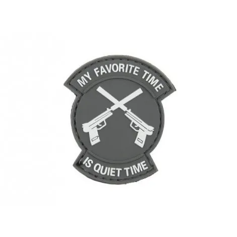 Patch MK23 Quiet Time PVC Velcro Patch · Gris