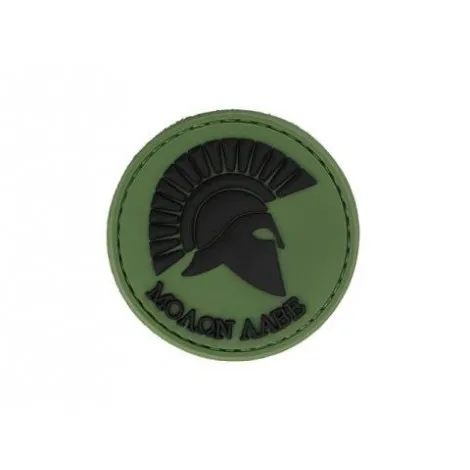 Patch Elmo Molon Labe PVC Velcro Patch · Verde / OD