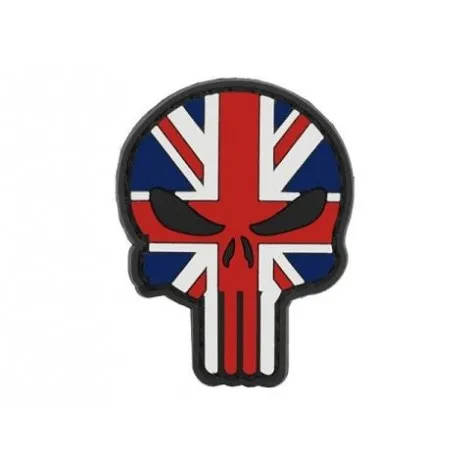 Patch Flag Skull United Kingdom PVC Velcro Patch