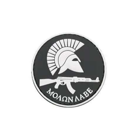Patch Molon Labe AK PVC Velcro Patch · Negro