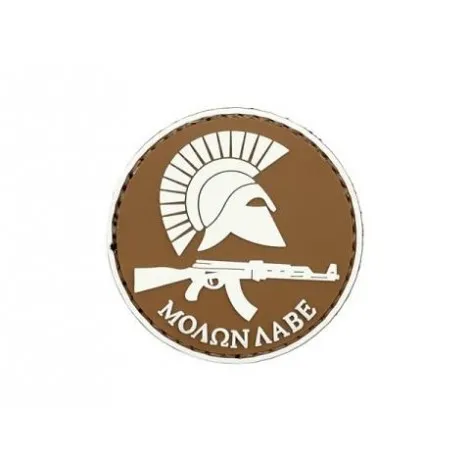 Patch Molon Labe AK PVC Velcro Patch · Tan / FDE