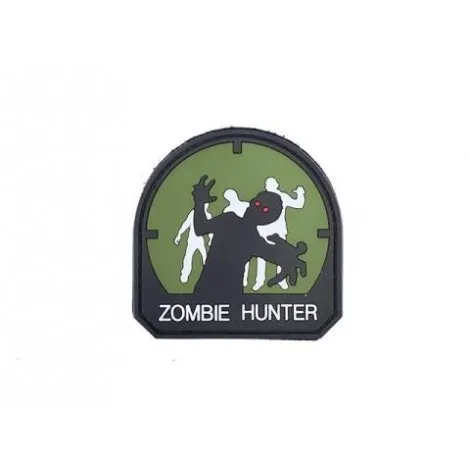 Patch Zombie Hunter PVC Velcro Patch · Verde od