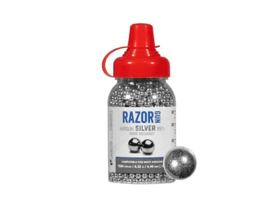 Śrut BBs - 4,46 mm - 1500 Szt. - Srebrny - 337-001 - RazorGun