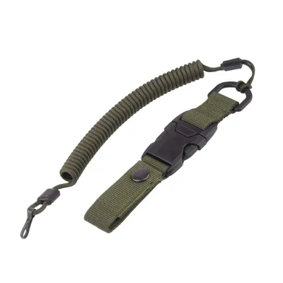 Szybko Wypinana Smycz Elastyczna Z Pętlą Do Paska - Army - 2031 - EDCX