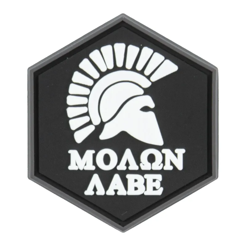 Sentinel Gears Hexagon 3D PVC Patch Molon Labe