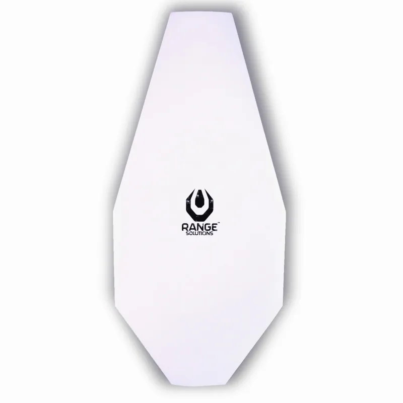 Range Solutions Pegatinas de Zona Alpha - 50 Uds. · Blanco