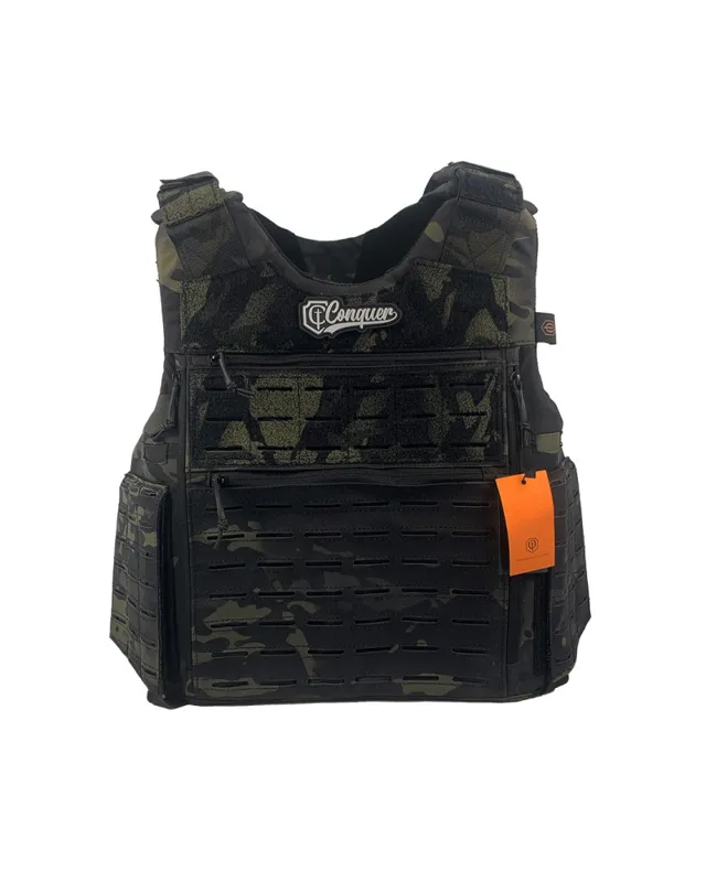 Conquer BAC Compatible Paquete Balístico IIIA · Multicam Black