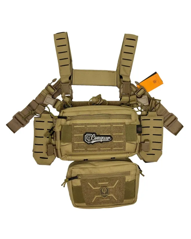 Conquer Pechera Titan Chest Rig · Tan / FDE