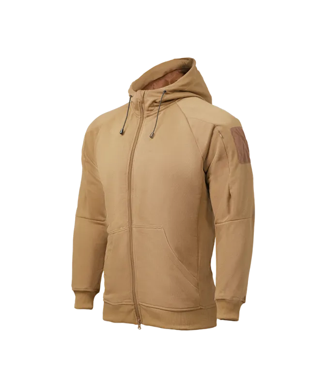 Conquer Sudadera Táctica Fullzip - S · Coyote