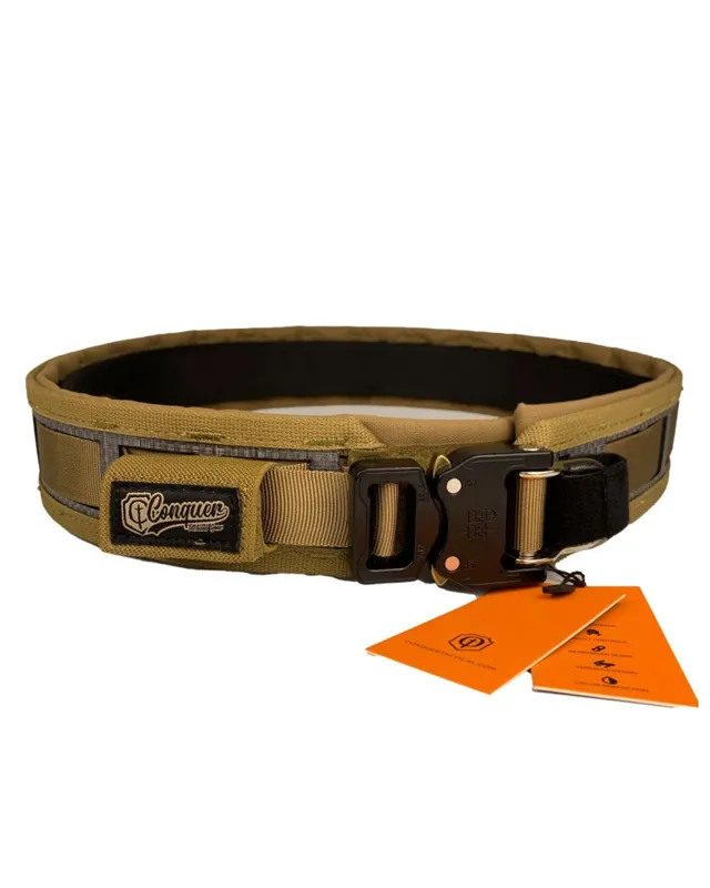 Conquer Heavy Tegris Belt Talla M · Coyote