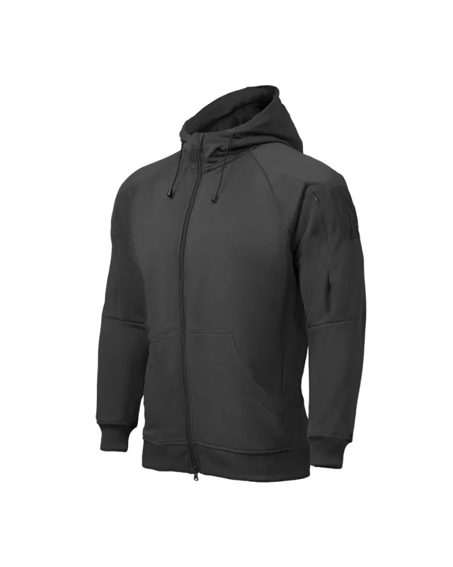 Conquer Sudadera Táctica Fullzip con Cremallera - L · Negro