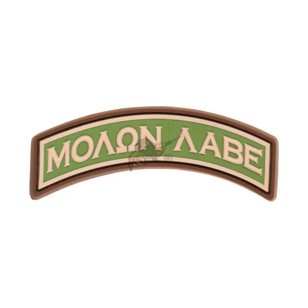 JTG Molon Labe Tab Rubber Patch · Multicam