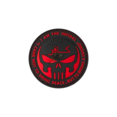 The Infidel Punisher Rubber Patch Blackmedic - JTG
