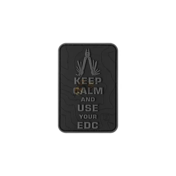 JTG Keep Calm EDC Rubber Patch Blackops