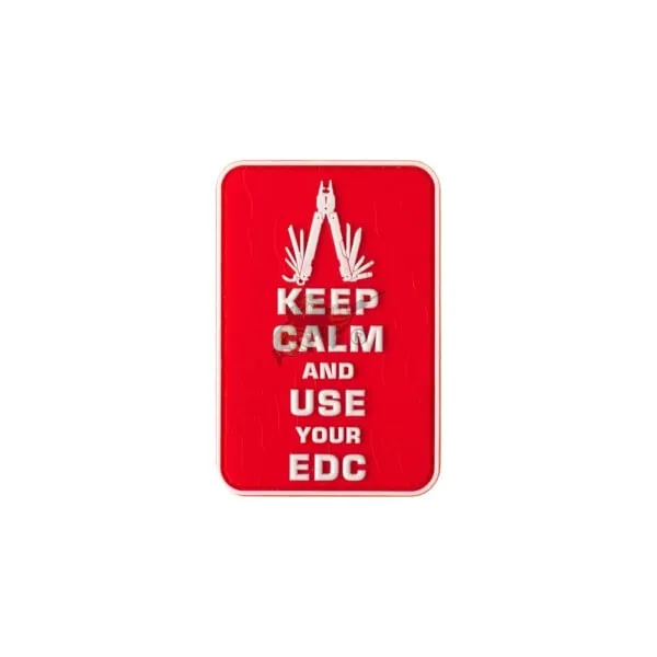 JTG Keep Calm EDC Rubber Patch Color
