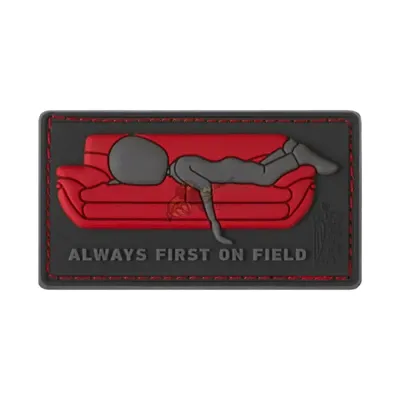 Always First on Couch Rubber Patch - JTG