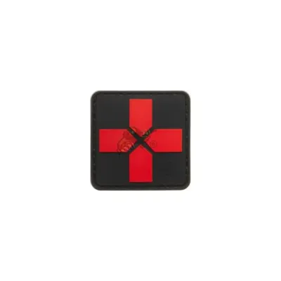 Cross Rubber Patch 40mm Blackmedic - JTG