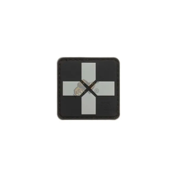 JTG Cross Rubber Patch 40mm · Rojo