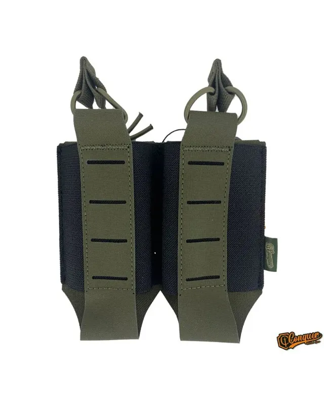 Conquer Tegris Double Rifle Pouch · Verde / OD