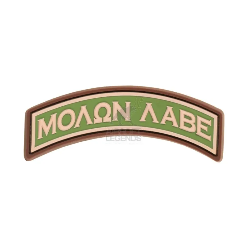 JTG Molon Labe Tab Rubber Patch · Multicam
